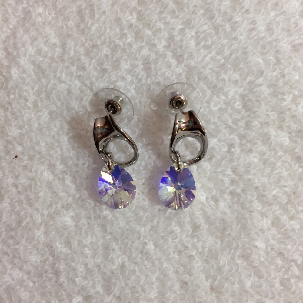 NWT Limited Edition Zipper Teardrop Earrings